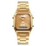 Original Skmei Dual time Gold Colour