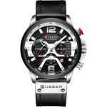 Curren Chronograph Works ( Black Strap )